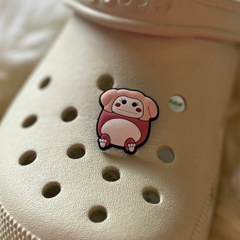 Croc Jibbitz | Squishmallows Brina the Pink Bigfoot Charm | Cute Gift